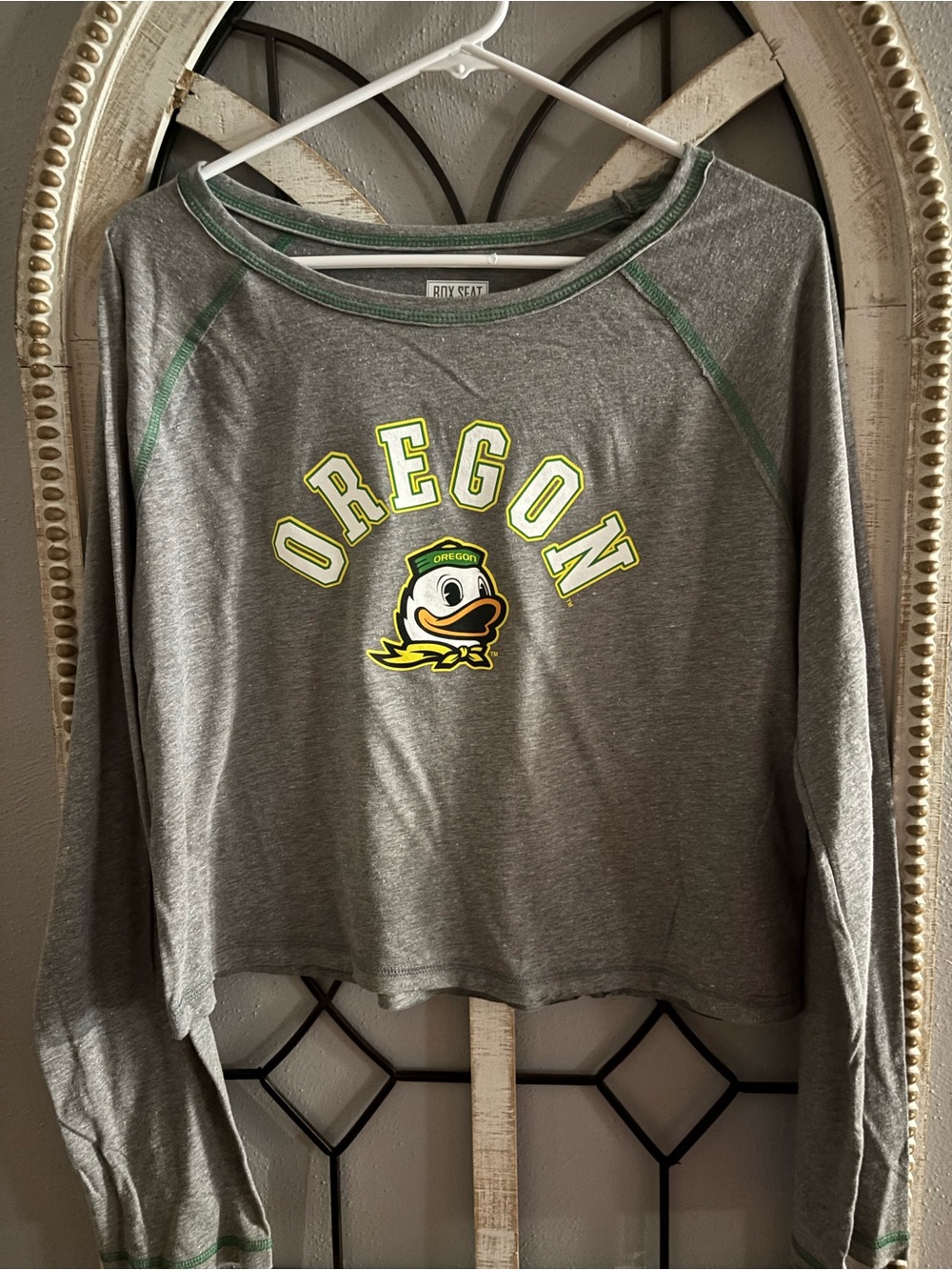 Oregon Ducks Women's Gray Long Sleeve Tee NWT xL
